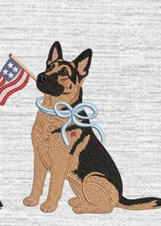 4th of July Wreath Sash | Customizable Navy Patriotic Decor | Independence Day