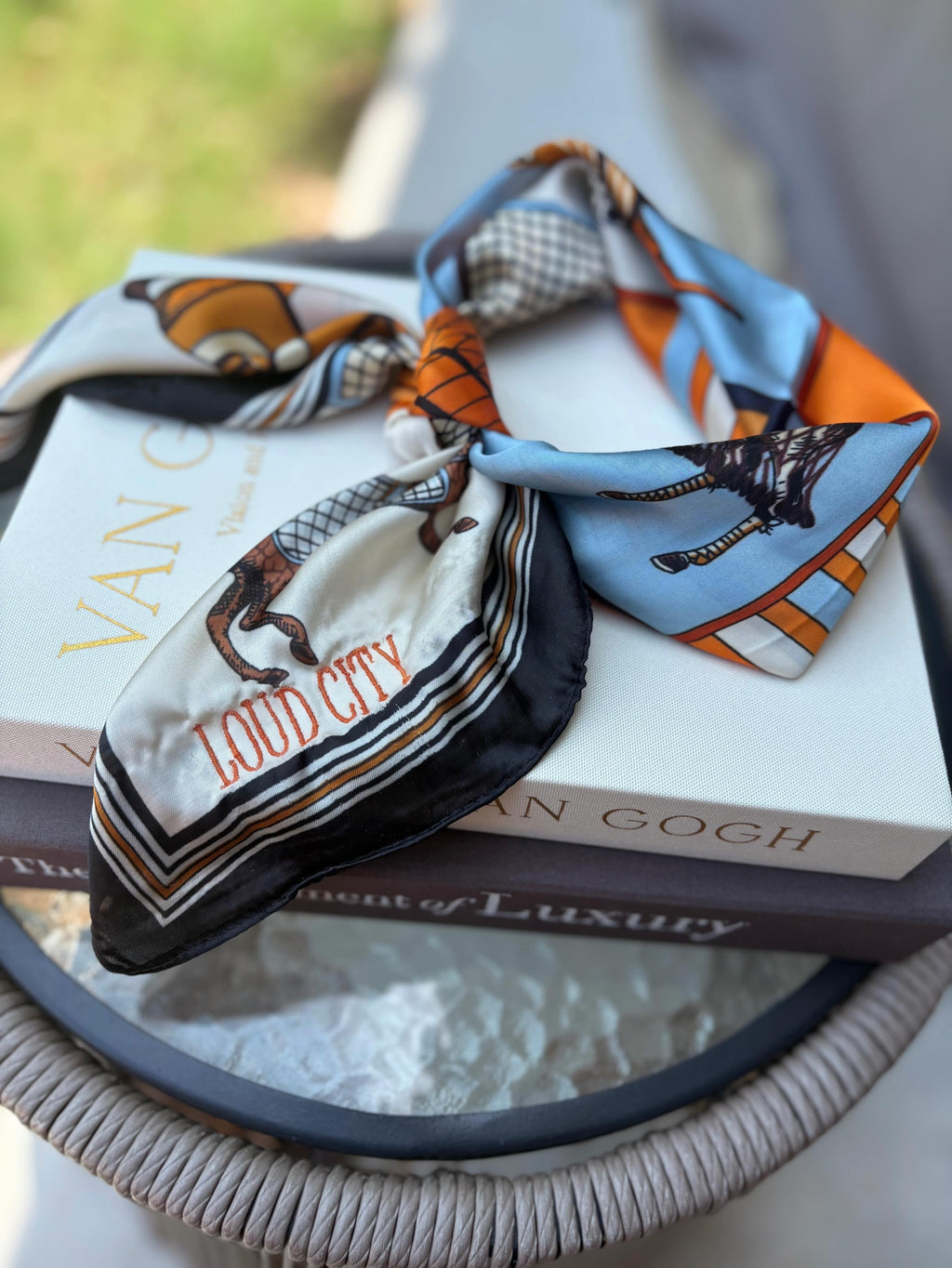 Custom Embroidered Scarf