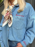 Women’s OU Sooners Denim Button Down