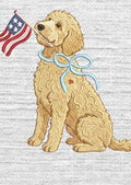4th of July Wreath Sash | Customizable Navy Patriotic Decor | Independence Day